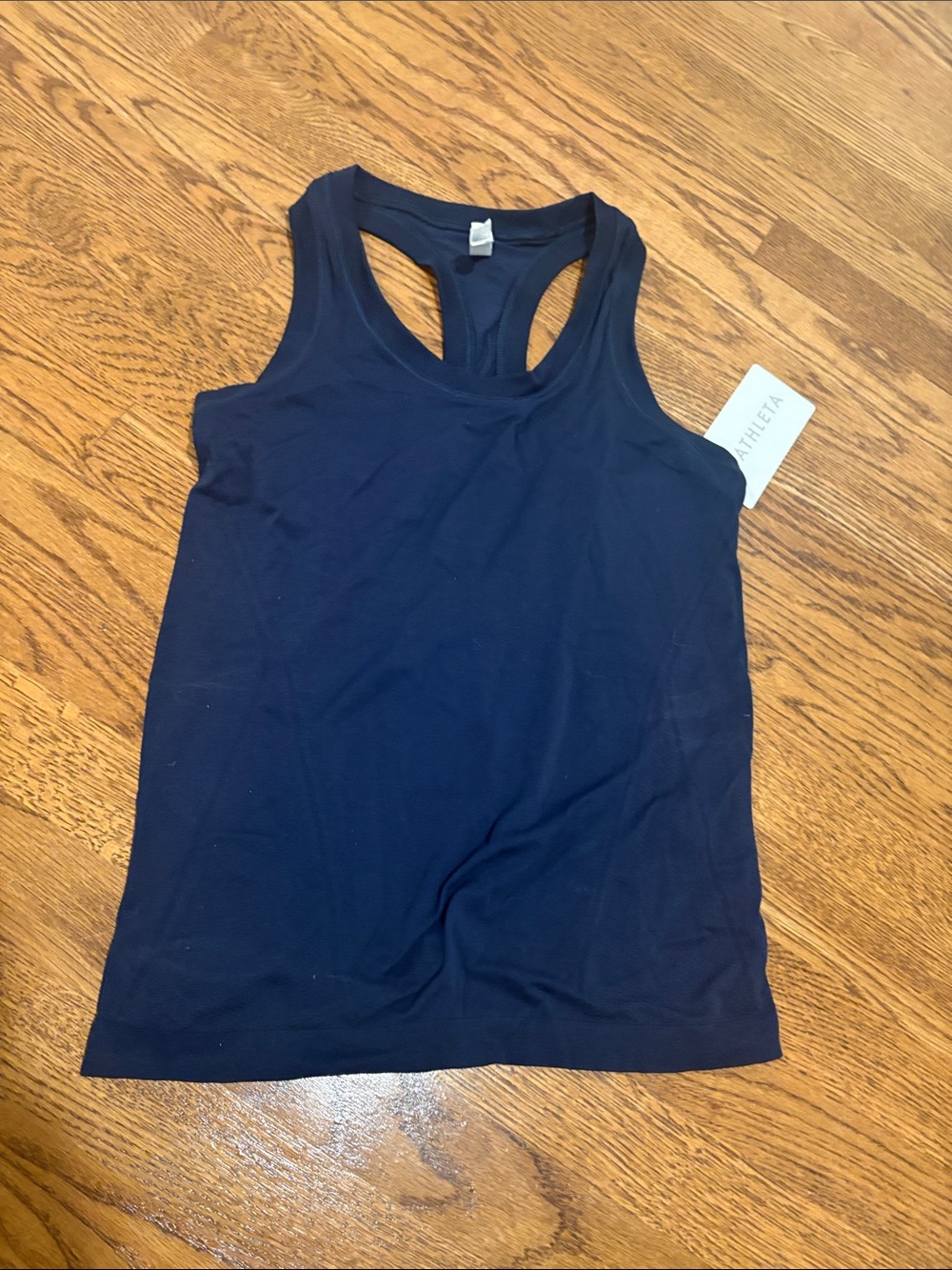 Athleta Navy Racerback Performance Tank, NWT